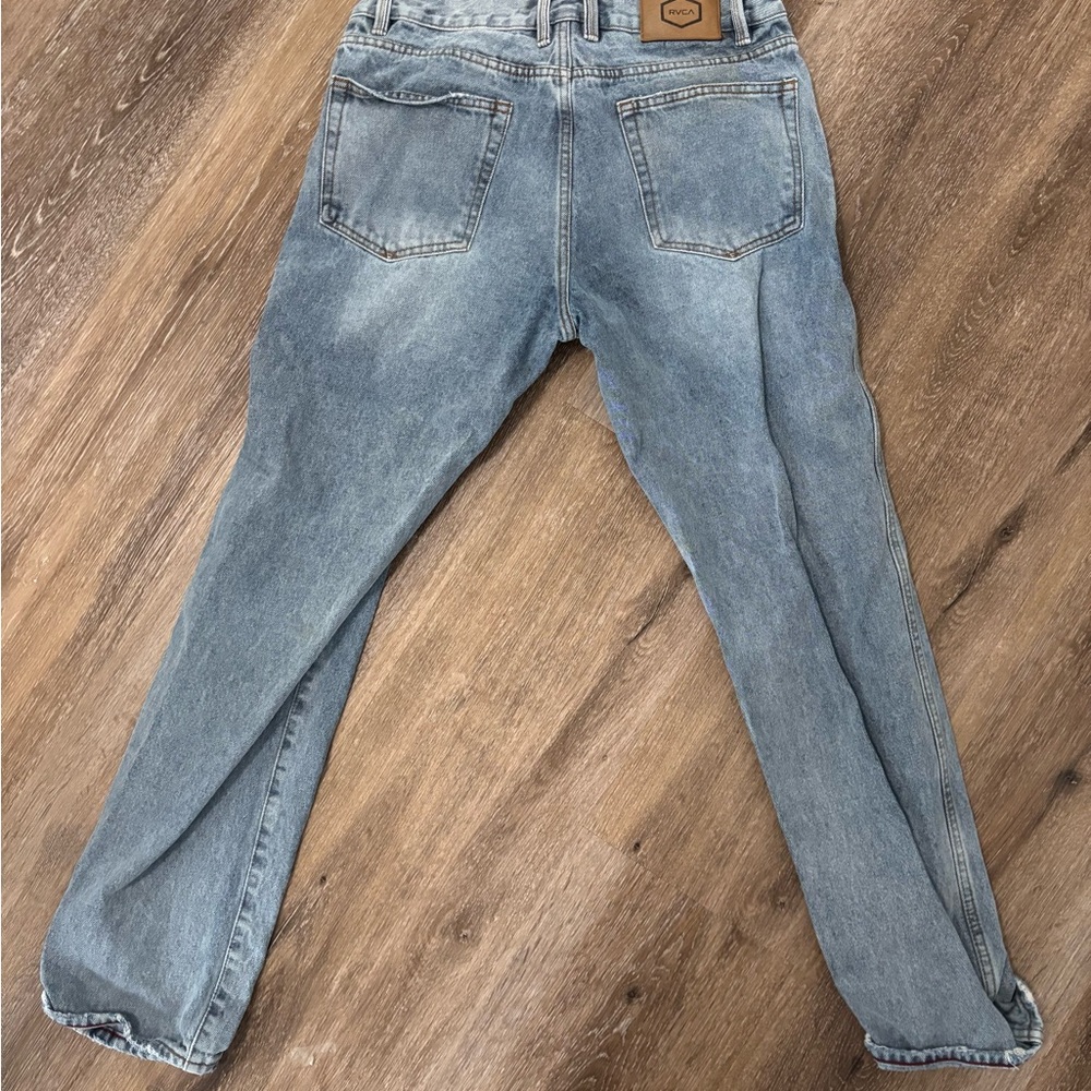 RVCA Men's Denim Straight Jeans